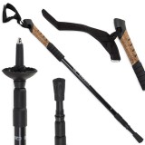 VG 2 db-os trekking túrabot készlet, 3 különböző fejjel, 64-135 cm, fekete