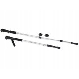 VG 2 db-os trekking túrabot készlet, 3 különböző fejjel, 65-135 cm, szürke