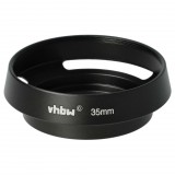 VHBW 35 mm-es Objektív Napellenző - 51 mm Szűrőmenet, Fekete, Kerek, Bemélyedésekkel