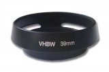 VHBW 39 mm-es Objektív Napellenző - Fekete, Kerek Lencseernyő