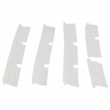 VHBW 4x Gumi Ajak Neato Botvac 70E Robotporszívó Lécekkel