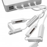 VHBW 6 1-ben Töltő DJI Mavic Air Drón akkumulátorhoz, távirányítóhoz, okostelefonhoz