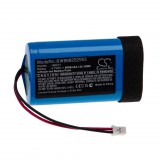 VHBW Akkumulátor Braven 180017 Braven hangszórót - Li-Ion 6800 mAh