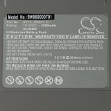 VHBW Akkumulátor Dyson 398006-01, 971450-06, 398857-01, 965171-02 típusokhoz - 2500 mAh, 18 V, Li-Ion