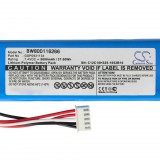 VHBW Akkumulátor JBL GSP0931134 JBL hangszórót - Li-polimer 5000 mAh