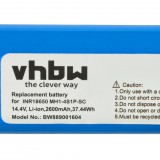 VHBW akkumulátor Proscenic M6 Pro, Xiaomi Mi Mop Pro, Robot Vacuum Mop Pro készülékekhez - 2600 mAh, 14,4 V, Li-Ion