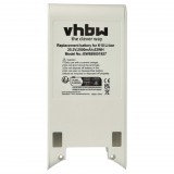 VHBW Akkumulátor Xiaomi PN MJWXCQ04ZM K10-hez - 2500 mAh, 25,2 V, Li-Ion