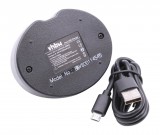 VHBW Akkumulátortöltő Canon BP-511 fényképezőgéphez stb.