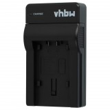 VHBW Akkumulátortöltő HC-V10 fényképezőgéphez stb. - 0,5 A, 4,2 V