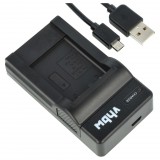 VHBW Akkumulátortöltő Olympus Li-41C, Li-40C, Bosch digitális fényképezőgépekhez - 0,5 A, 4,2 V