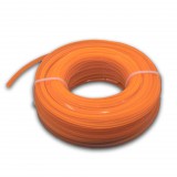 VHBW Bosch Makita Fűnyíró Zsinór - Narancssárga, 2,4 mm x 15 m, Négyzet