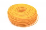 VHBW Bosch Makita Fűnyíró Zsinór - Trimmer Line Orange, 2,4 mm x 88 m, Kerek