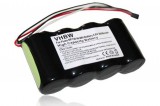 VHBW BP-130 Lézeres Akkumulátor - 3000 mAh 4,8 V NiMH