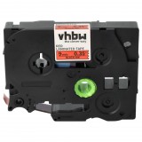 VHBW Brother TZE-421 Címkeszalag - 9 mm, Fekete-Piros