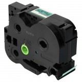 VHBW Brother TZE-751L1 Címkeszalag - 24 mm, Fekete-Zöld