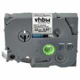VHBW Brother TZE-M931 Címkeszalag, 12 mm, Fekete-Matt Ezüst