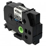 VHBW Brother TZE-MQ355 Címkeszalag - 24 mm, Fehér-Mattfekete