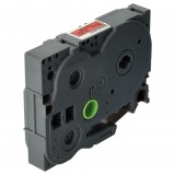VHBW Brother TZE-S421 Címkeszalag - 9 mm, Fekete-Piros, Extra Éles