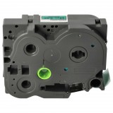 VHBW Brother TZE-S751 Címkeszalag - 24 mm, Fekete-Zöld, Extra Éles