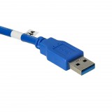 VHBW Buffalo HD-AVSU3 Mikro-USB-Kábel, A-Típusú, USB-Micro USB 3.0