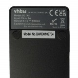 VHBW Canon LP-E5 fényképezőgéphez stb. akkumulátortöltő - 0,5 A, 8,4 V