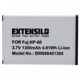 VHBW Casio NP-30 akkumulátor - 1300 mAh, 3,7 V, Li-Ion