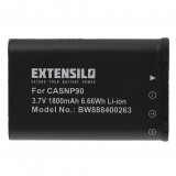 VHBW Casio NP-90DBA, NP-90 akkumulátor - 1800 mAh, 3,7 V, Li-Ion