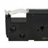 VHBW Casio XR-12WER1 Címkeszalag, 12 mm, Piros-Fehér