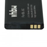 VHBW CAT 1ICP5/3450 1S1P mobiltelefon akkumulátor - 700 mAh 3,7 V Li-Ion - Okostelefon akkumulátor