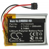 VHBW DJI PCT502025 Mikrofon Elem - 200mAh 3,7V Li-polimer