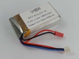 VHBW Drón akkumulátor Hjun W606-3C Qdrocopterhez - 1800 mAh 7,4 V Li-Ion