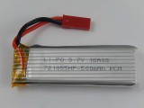 VHBW Drón akkumulátor Revell 751860-hoz – 500 mAh 3,7 V Li-polimer