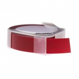 VHBW Dymo 0898152 3D dombornyomó címkeszalag - 12 mm, fehér-piros