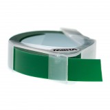 VHBW Dymo 0898162 helyettesítő 3D dombornyomó címkeszalag - 12 mm, fehér-zöld
