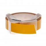 VHBW Dymo 0898172 helyettesítő 3D dombornyomó címkeszalag - 12 mm, fehér-sötétsárga