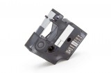 VHBW Dymo 1805435 Címkeszalag - 12 mm, Fehér-Fekete, Vinil