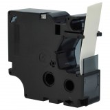 VHBW Dymo 18057 Címkeszalag, Fekete-Fehér, Hőre Zsugorodó, 19 mm