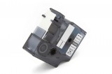 VHBW Dymo 18445 Címkeszalag - 19 mm, Fekete-Fehér, Vinil