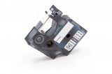 VHBW Dymo 18483 Címkeszalag - 12 mm, Fekete-Fehér, Poliészter