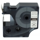 VHBW Dymo 18484 Címkeszalag - 19 mm, Fekete-Fehér, Poliészter
