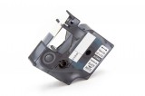 VHBW Dymo 18488 Címkeszalag - 12 mm, Fekete-Fehér, Nylon