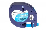 VHBW Dymo 91205 Címkeszalag - 12mm, Fekete-Kék