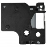 VHBW Dymo D1 Címkeszalag, 43622, 6 mm, Fekete-Ezüst