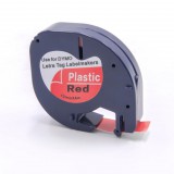 VHBW Dymo S0721630, 91203 Címkeszalag - 12 mm, Fekete-Piros