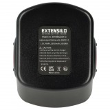 VHBW Elektromos kéziszerszámgép akkumulátor Bosch 2 607 335 261, 2 607 335 262, 2 60 7335 249 - 3300 mAh, 12 V, NiMH