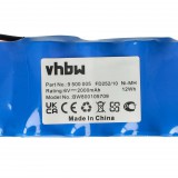 VHBW Elektromos kéziszerszámgép akkumulátor Bosch Roll-Lift K10, Somfy K8, K12 kapunyitókhoz - 6V, NiMH, 2000mAh