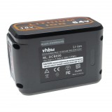 VHBW Elektromos kéziszerszámgép akkumulátor Dewalt DCB548, FlexVolt, DCB546, DCB547 akkumulátort – 2500 mAh, 54 V, Li-Ion