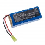 VHBW Elem Rowenta RH5488, RD-ROW12VA - 2000mAh, 12V, NiMH számára