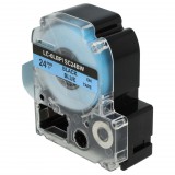 VHBW Epson LC-6LBP Címkeszalag - 24 mm, Fekete-Kék