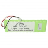 VHBW Fűnyíró akkumulátor Husqvarna 578 84 87-03, 578 84 87-01, 578 84 87-02 - 3000 mAh 21,6 V Li-Ion - Kertészeti eszköz